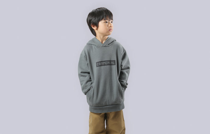 Commencal Kids Corporate Hoodie - Dark Grey