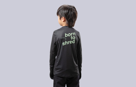 Commencal Kids Litech Long Sleeve Jersey - Black - Kids