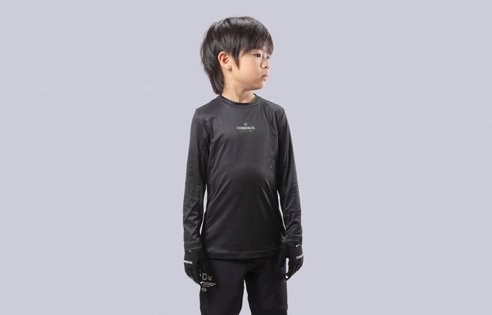 Commencal Kids Litech Long Sleeve Jersey - Black - Kids