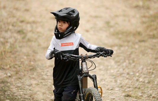 Commencal Kids Litech Race Long Sleeve Jersey - Dark Grey