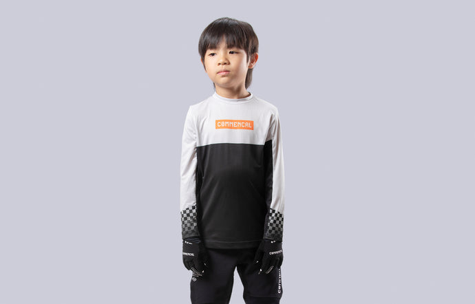 Commencal Kids Litech Race Long Sleeve Jersey - Dark Grey
