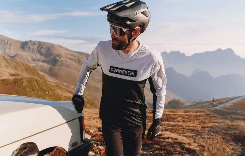 Load image into Gallery viewer, Commencal Litech Race Long Sleeve Jersey - Light Grey - Unisex
