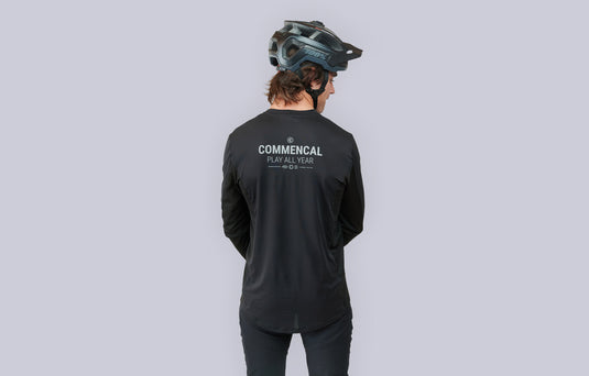 Commencal Litech Long Sleeve Jersey - Reflective Silver/Black
