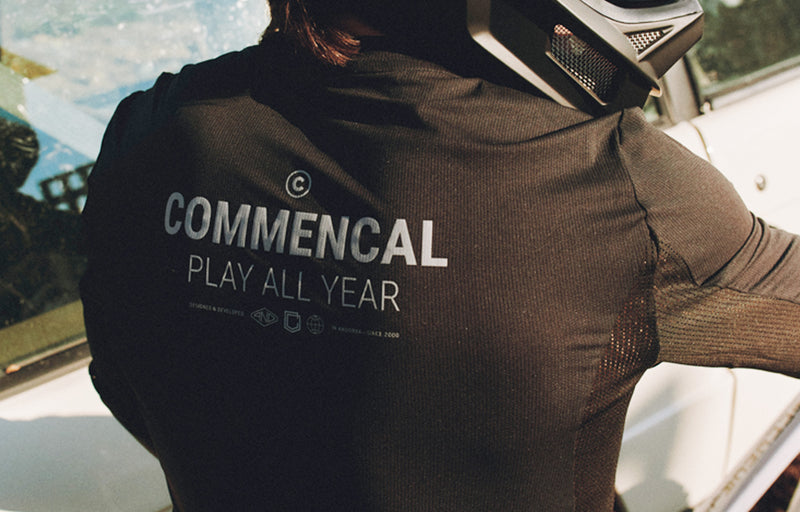 Load image into Gallery viewer, Commencal Litech Long Sleeve Jersey - Reflective Silver/Black
