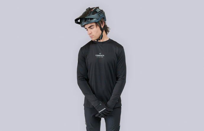 Commencal Litech Long Sleeve Jersey - Reflective Silver/Black
