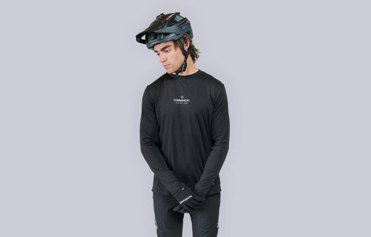 Commencal Litech Long Sleeve Jersey - Reflective Silver/Black