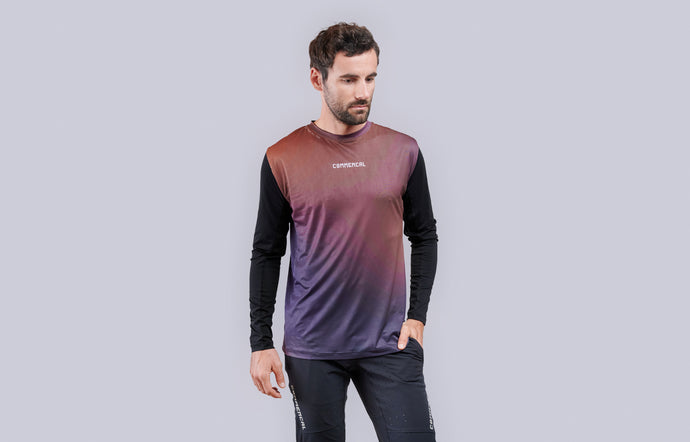 Commencal Litech Long Sleeve Jersey - Urban Purple - Men's