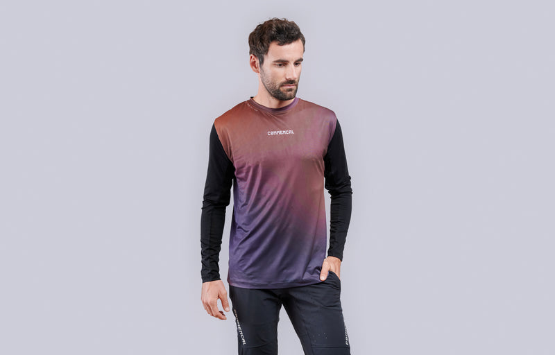 Load image into Gallery viewer, Commencal Litech Long Sleeve Jersey - Urban Purple - Men&#39;s
