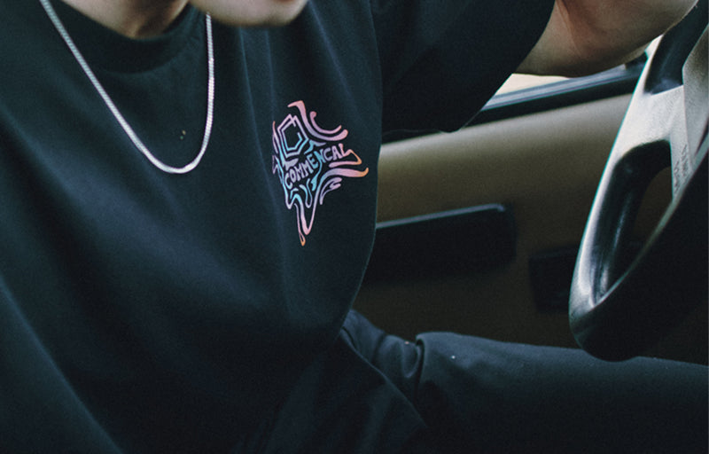 Load image into Gallery viewer, Commencal Psychedelic Loose Fit T-Shirt - Unisex
