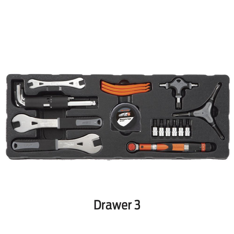 Load image into Gallery viewer, Super B Professional 53-Piece Bicycle Tool Set
