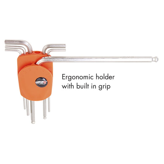 Super B Hex Wrench Set 6 Piece - Ergonomic Holder
