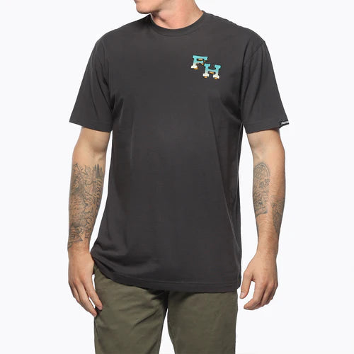 Fasthouse Treader Tee - Washed Black - Men's