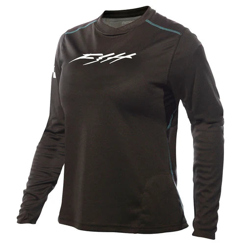 Fasthouse Women's Alloy Ronin Long Sleeve Jersey - Black