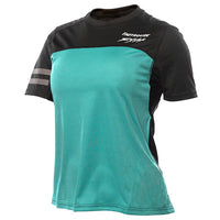 Fasthouse Women's Sidewinder Short Sleeve Jersey - Black/Teal