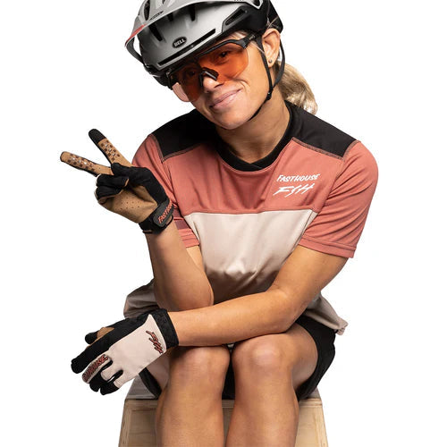 Load image into Gallery viewer, Fasthouse Sidewinder S/S Jersey - Mauve/Cream - Women&#39;s
