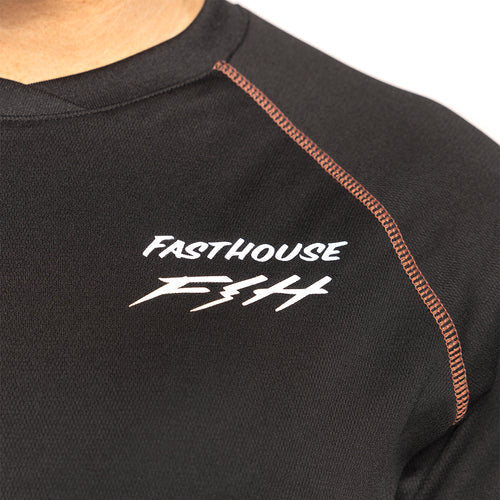 Load image into Gallery viewer, Fasthouse Women&#39;s Sidewinder Long Sleeve Jersey - Black
