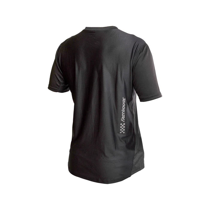 Load image into Gallery viewer, Fasthouse Youth Alloy Mesa Short Sleeve Jersey - Heather Charcoal/Black

