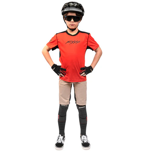 Fasthouse Youth Alloy Ronin Short Sleeve Jersey - Red