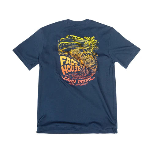 Fasthouse Explorer Youth Tee - Midnight Navy
