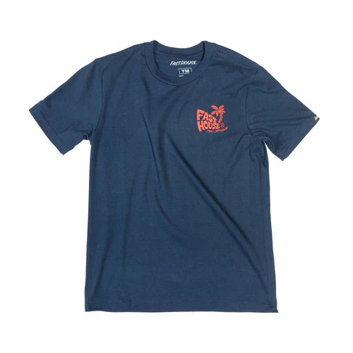 Fasthouse Explorer Youth Tee - Midnight Navy