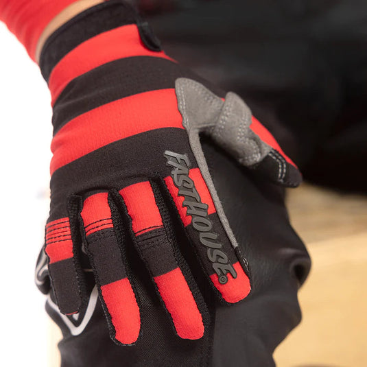 Fasthouse Youth Speed Style Akin Glove - Black/Red