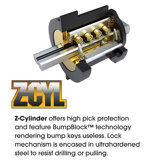 On Guard Pitbull Series DT U-Lock with Cable - 9cm x 14cm - 14mm