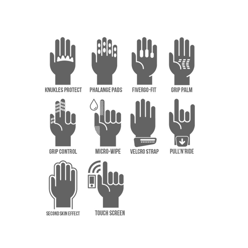 Load image into Gallery viewer, FIVE Enduro Air Glove - Feature Icons

