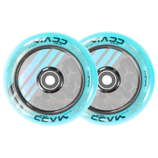 Madd Gear 110mm Zen Hollow Core Wheels - Blue