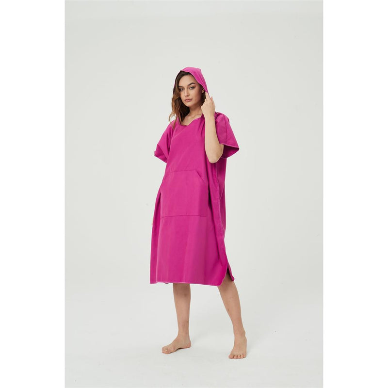 Load image into Gallery viewer, Hooded Towel Cerise 
