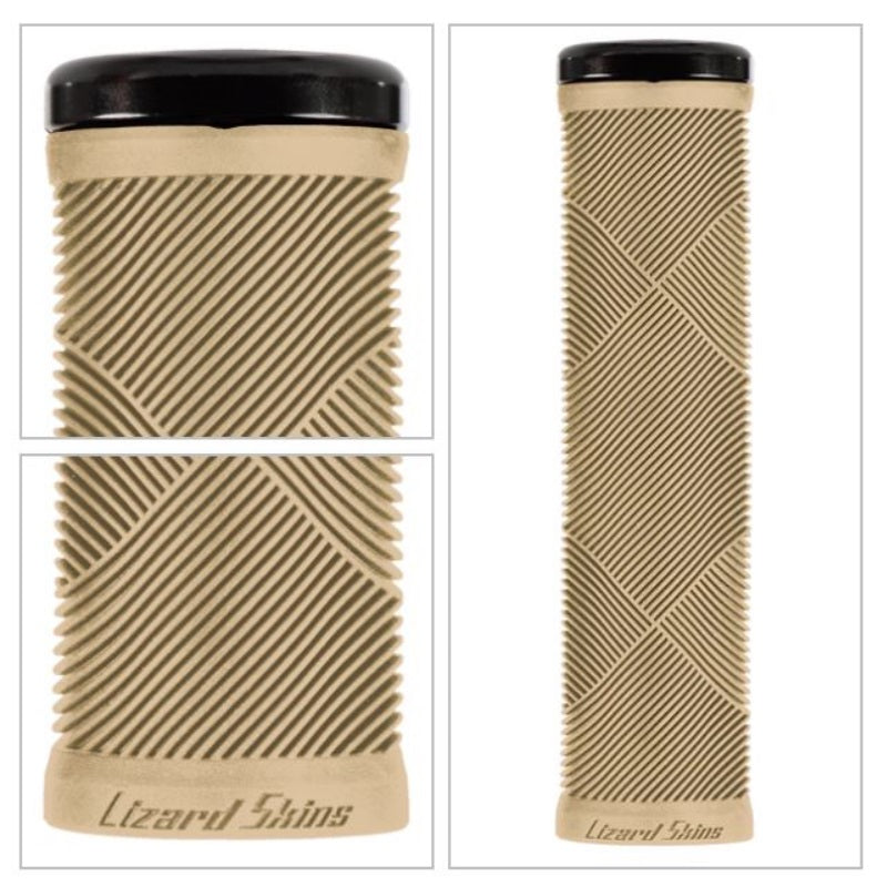 Load image into Gallery viewer, Lizard Skins Strata lock-On Grips Sand Tan - Grip Pattern
