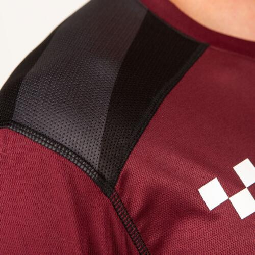 Fasthouse Alloy Block Long Sleeve Jersey - Maroon/Black - Men's