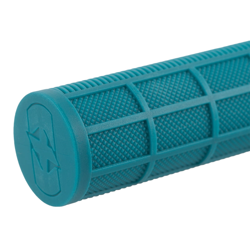 Load image into Gallery viewer, Oxford Driver Lock-On Grips Blue - Waffle Grip
