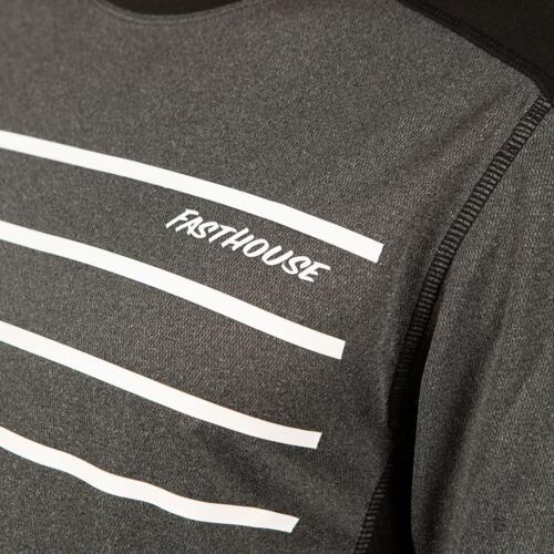 Load image into Gallery viewer, Fasthouse Classic Cartel Short Sleeve Jersey - Heather Charcoal - Men&#39;s
