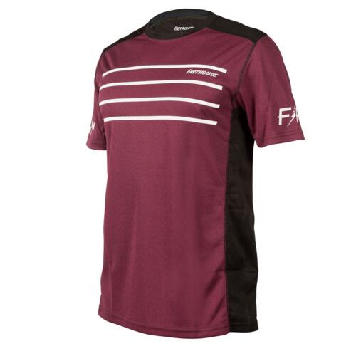 Fasthouse Classic Cartel Short Sleeve Jersey - Heather Maroon - Men's