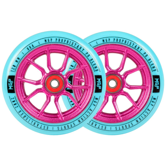 MADD Gear 120mm Syndicate AR Wheels Blue/Pink