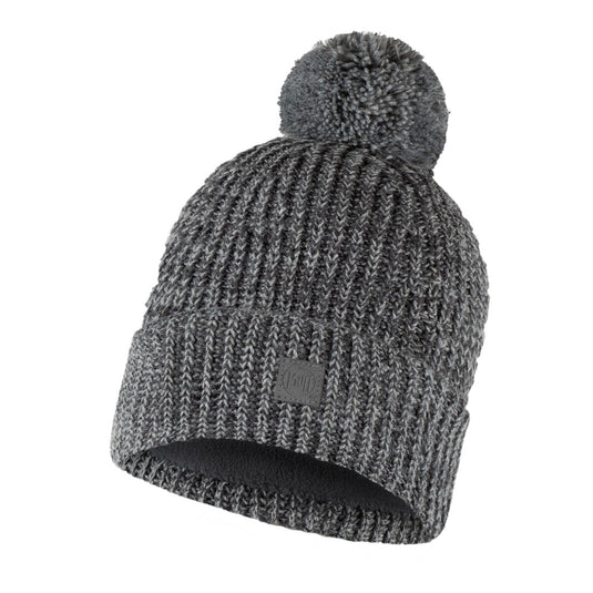 Buff Hat Knitted Vaed Grey Heather