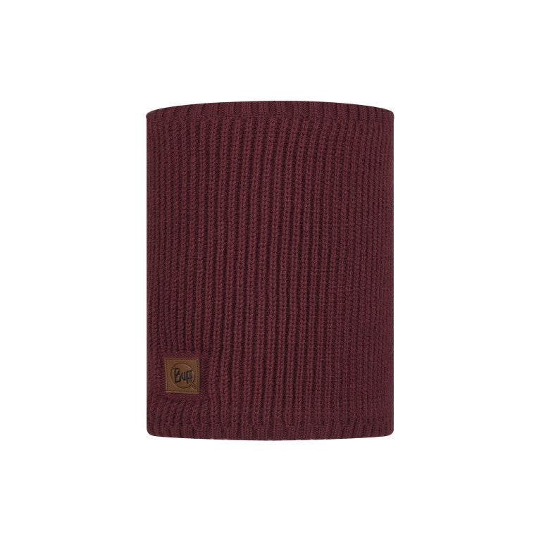 Load image into Gallery viewer, Buff Neckwarmer Knitted Rutger Maroon
