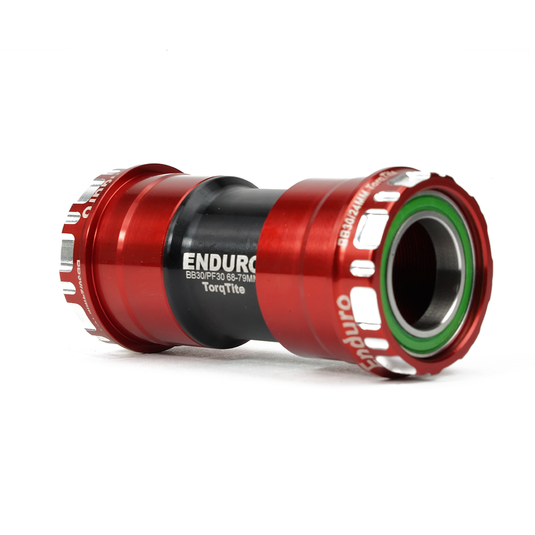 Enduro TorqTite Stainless Steel Angular Contact Bottom Bracket BB30 for 24mm Cranksets