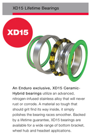 Enduro XD-15 Pro BSA Thread-In Bottom Bracket for 24mm Cranksets
