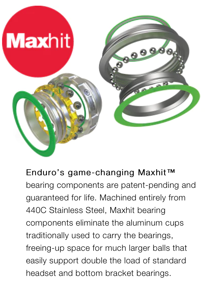 Load image into Gallery viewer, Enduro BSA30 Maxhit Bottom Bracket Kit - 440C Stainless Steel
