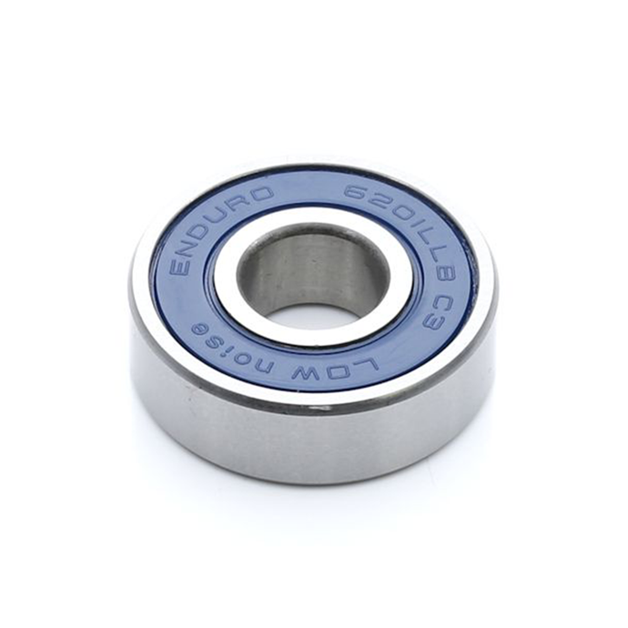 Enduro Radial Bearing S6201RS 12 x 32 x 10 - ABEC3, 440C Stainless Steel