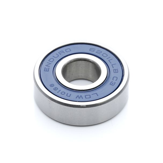 Enduro Radial Bearing S6201RS 12 x 32 x 10 - ABEC3, 440C Stainless Steel