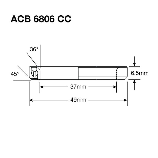 Enduro HS Bearing 1.375" Angular Contact (37 x 49 x 6.5mm) - Lifetime Warranty