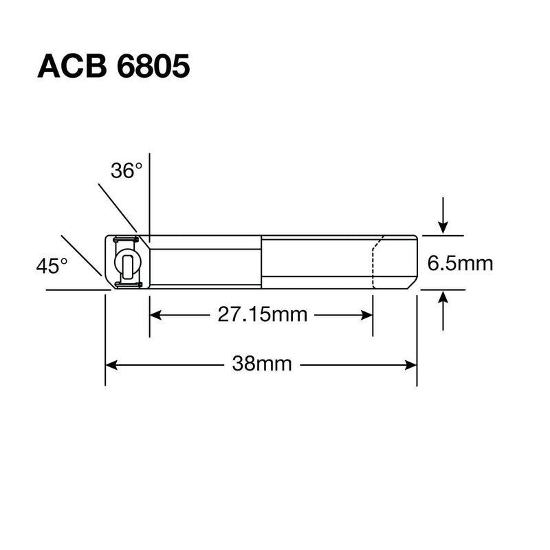 Load image into Gallery viewer, Enduro HS Bearing 1&quot; Angular Contact Black Oxide Coated - 27.15 x 38 x 6.5
