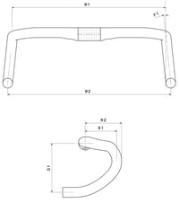 3T Superergo PRO Drop Bar