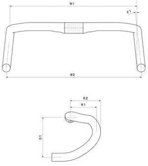 3T Superergo PRO Drop Bar