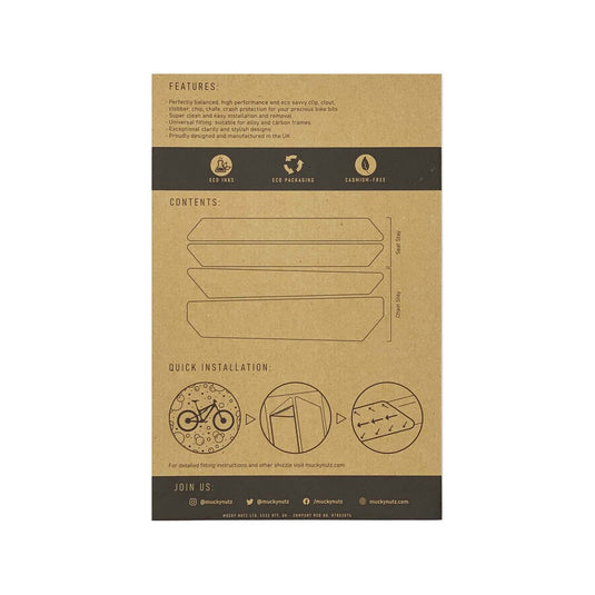 Mucky Nutz Stay Skinz Viking Bike Frame Protection Set