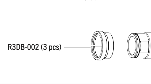 Fulcrum Axle Part R3DB-002