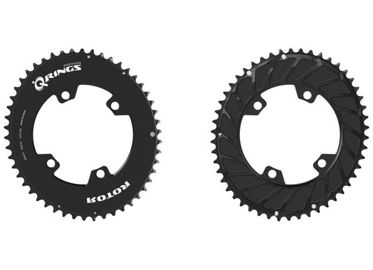 Rotor Q Rings 110x4 Oval Chainrings for SRAM AXS - 50/37 or 48/35
