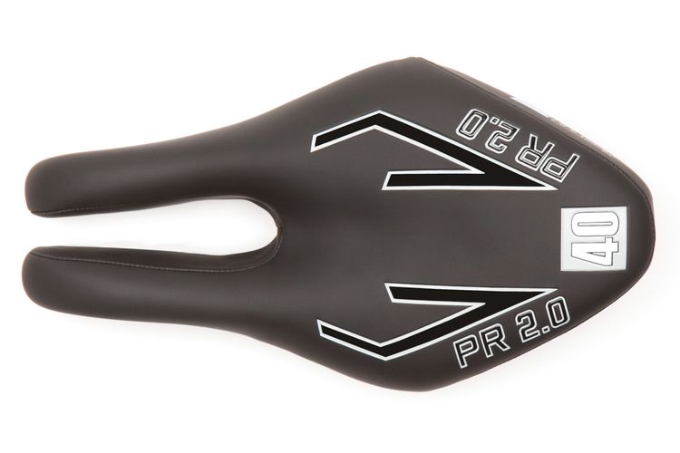 Load image into Gallery viewer, ISM PR 2.0 Saddle Black 250mm x 130mm Satin Steel Rails
